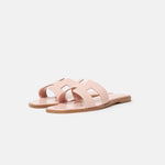 Hermès Oran Rose Pale Epsom Sandals