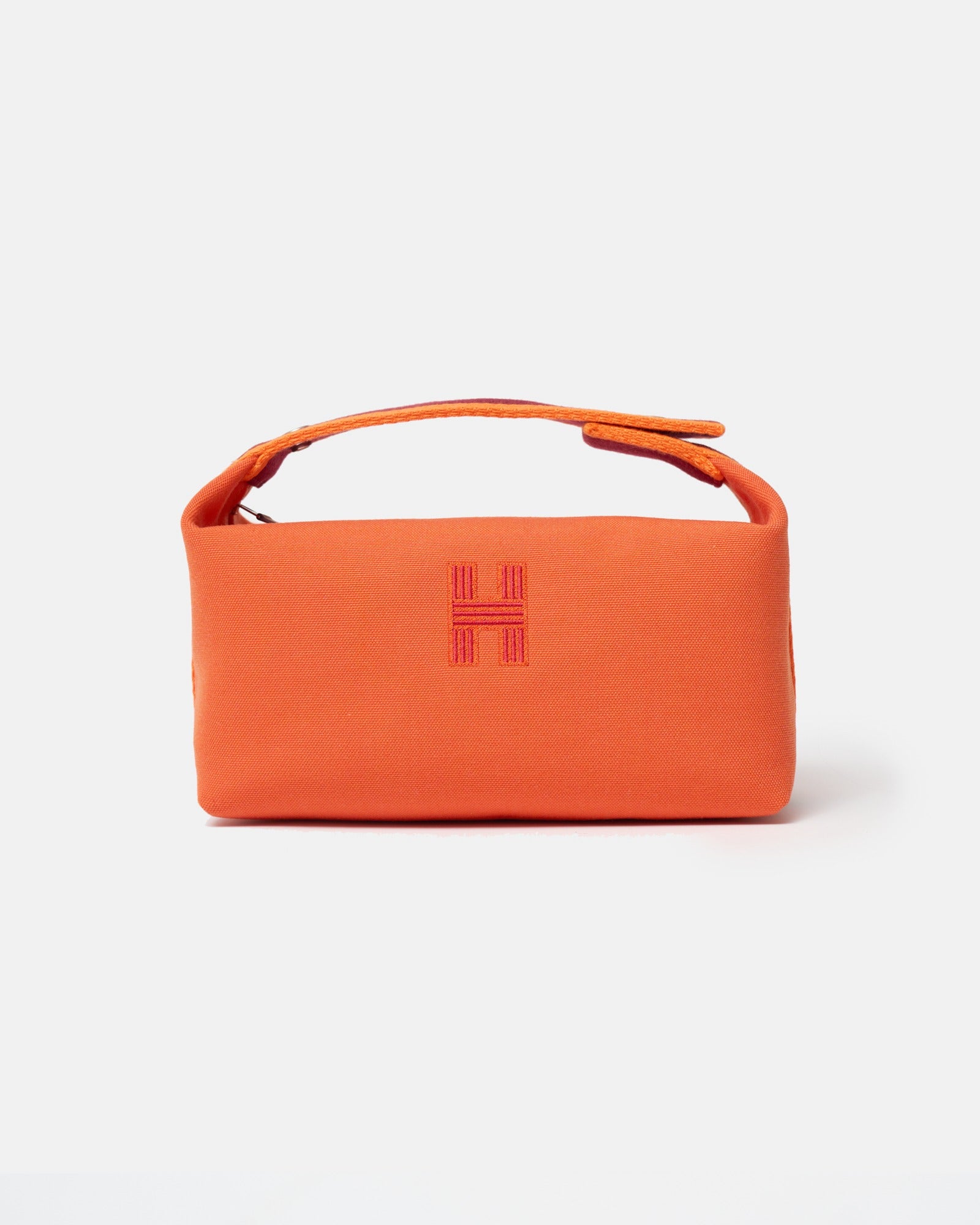Hermès Bride-a-Brac GM Orange Canvas PHW