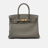 Hermès Birkin 30 Gris Meyer Togo GHW