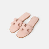 Hermès Oran Rose Pale Epsom Sandals