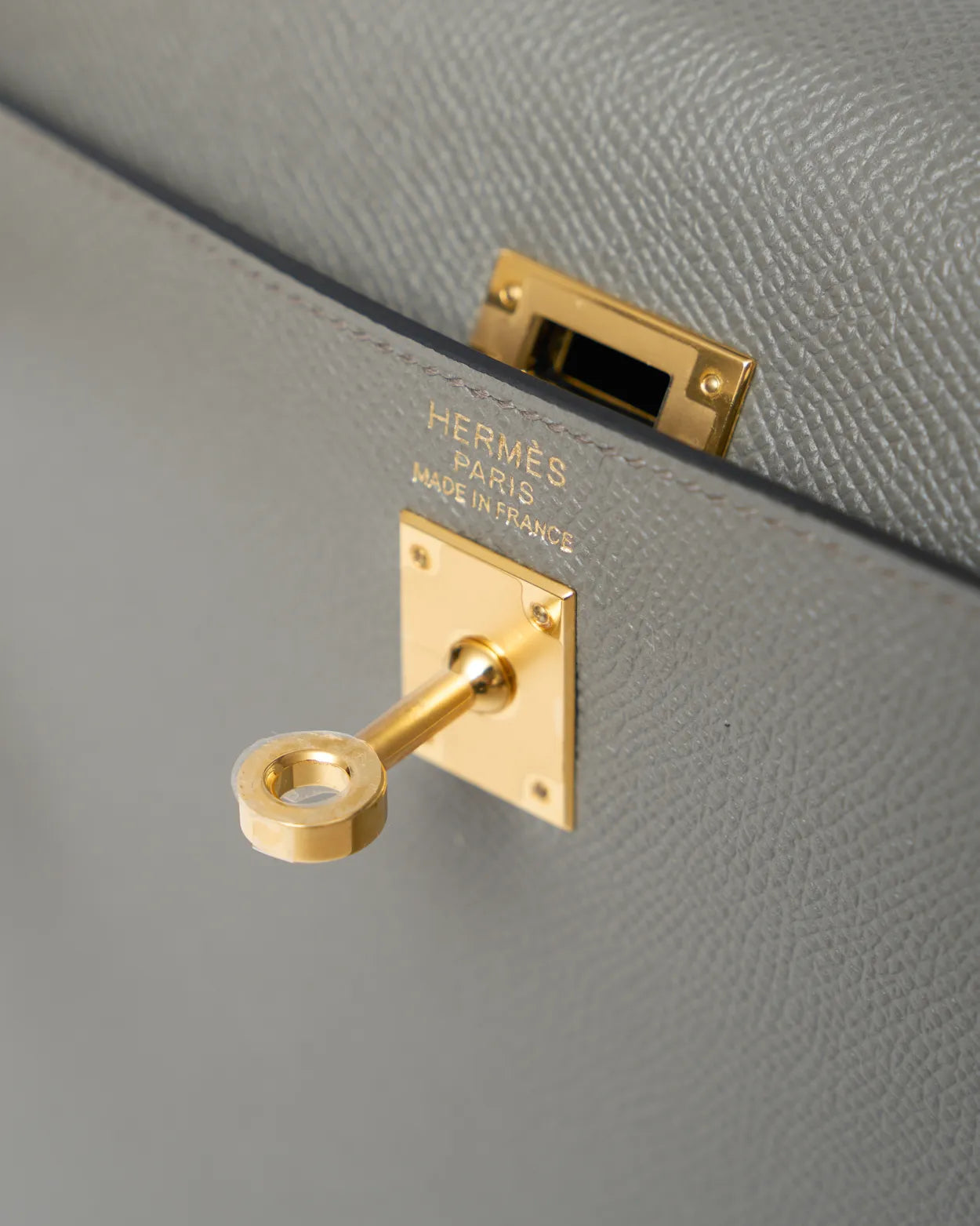 Hermès Kelly 25 Gris Meyer Epsom GHW