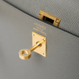 Hermès Kelly 25 Gris Meyer Epsom GHW