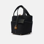 Hermès Picotin Cargo 18 Black Toile Goeland Swift GHW