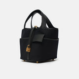 Hermès Picotin Cargo 18 Black Toile Goeland Swift GHW