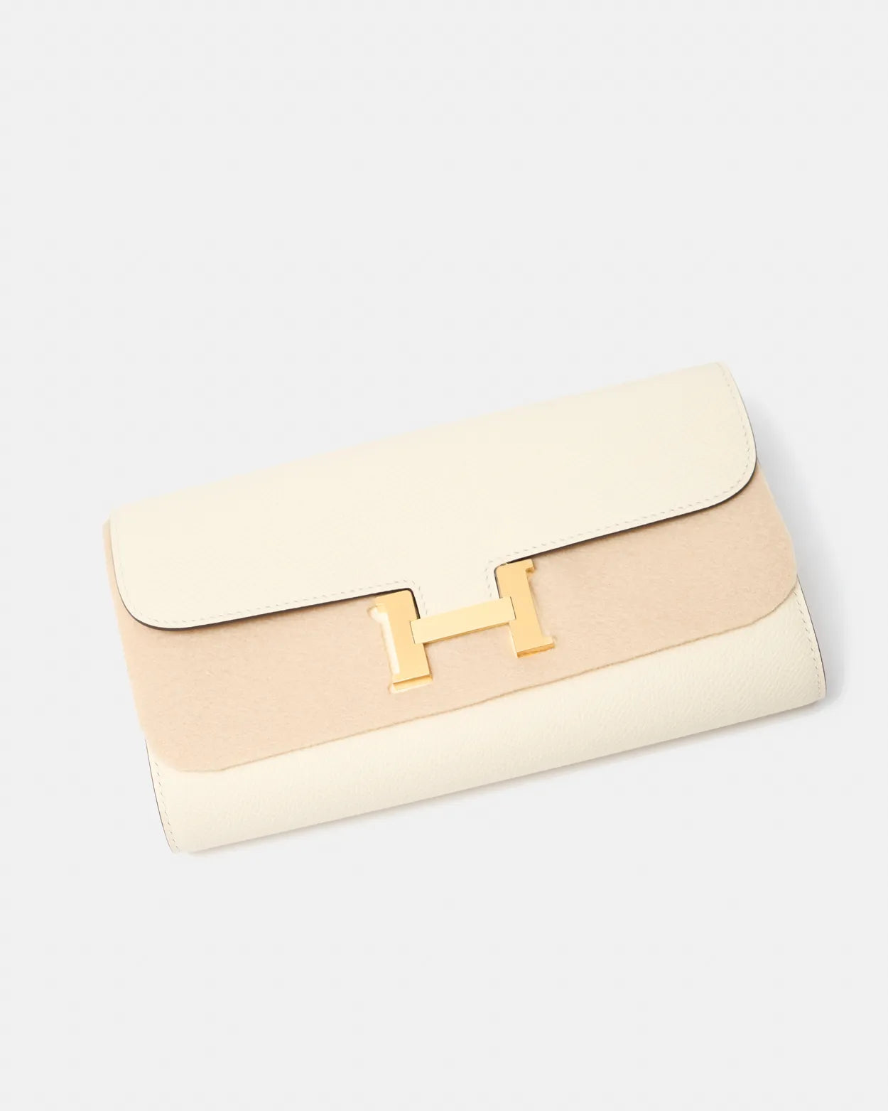 Hermès Constance Long Wallet To go Nata Epsom GHW