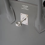 Hermès Birkin Sellier 25 Gris Meyer Madame PHW