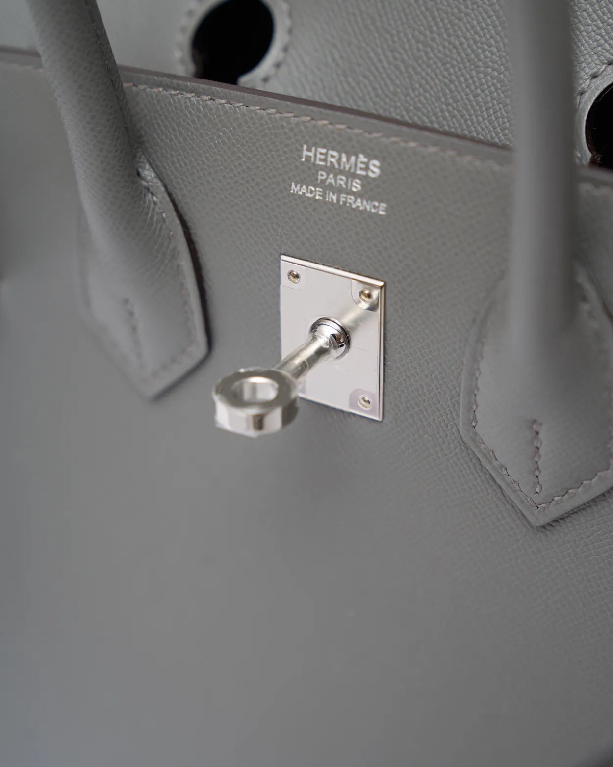 Hermès Birkin Sellier 25 Gris Meyer Madame PHW
