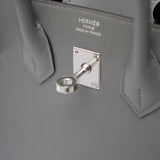 Hermès Birkin Sellier 25 Gris Meyer Madame PHW