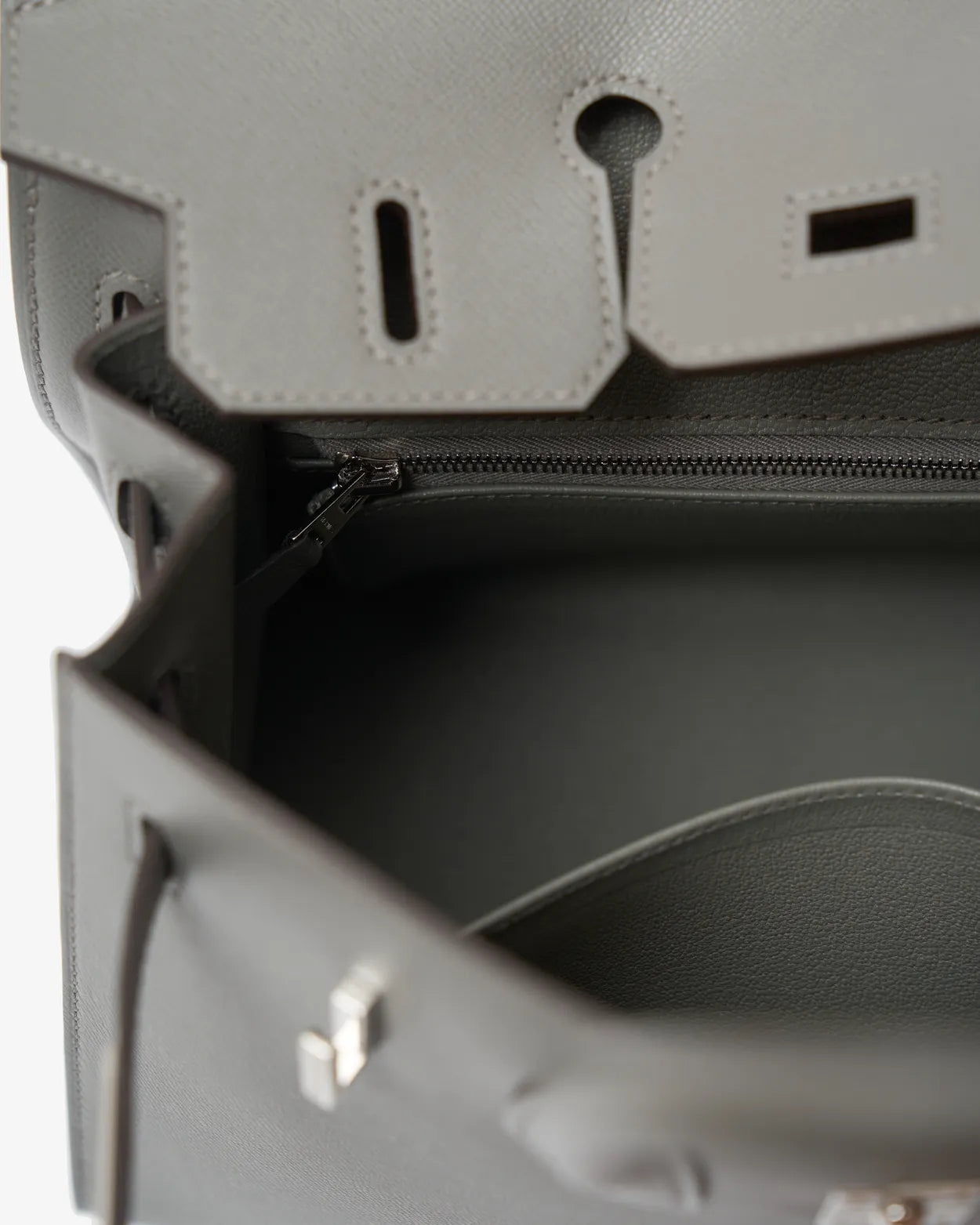 Hermès Birkin Sellier 25 Gris Meyer Madame PHW