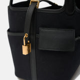 Hermès Picotin Cargo 18 Black Toile Goeland Swift GHW