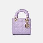 Dior Mini Lady Dior Lila Vernis Bag Lambskin