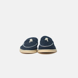 Loro Piana Summer Charms Walk Dark Blue/White Loafers