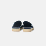 Loro Piana Summer Charms Walk Dark Blue/White Loafers