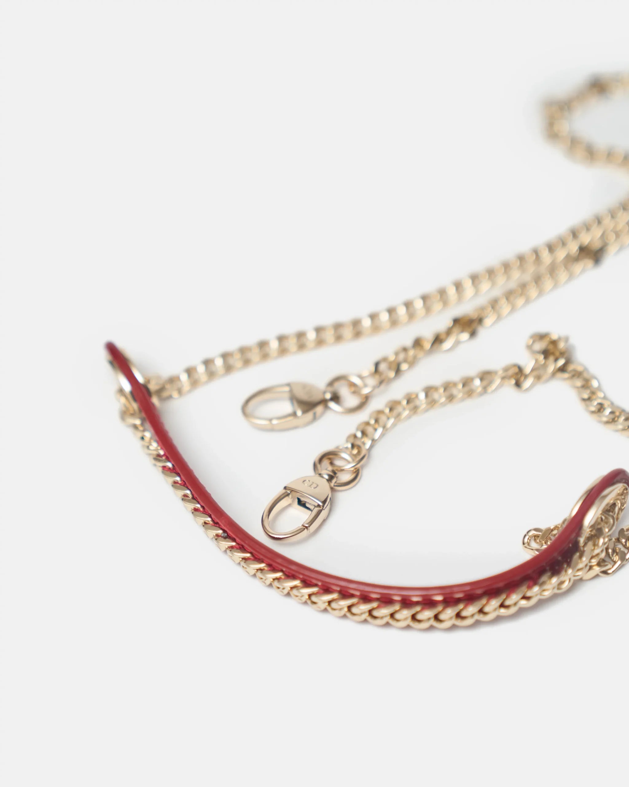 Lady Dior Mini Rojo Vernis