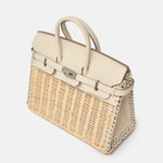Hermès Birkin 25 Sellier Picnic Nata Swift PHW