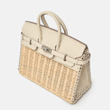 Hermès Birkin 25 Sellier Picnic Nata Swift PHW