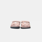 Hermès Chypre Rose Porcelain Suede Sandals