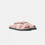 Hermès Chypre Rose Porcelain Suede Sandals