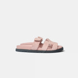 Hermès Chypre Rose Porcelain Suede Sandals