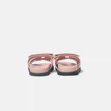 Hermès Chypre Rose Porcelain Suede Sandals