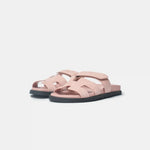 Hermès Chypre Rose Porcelain Suede Sandals
