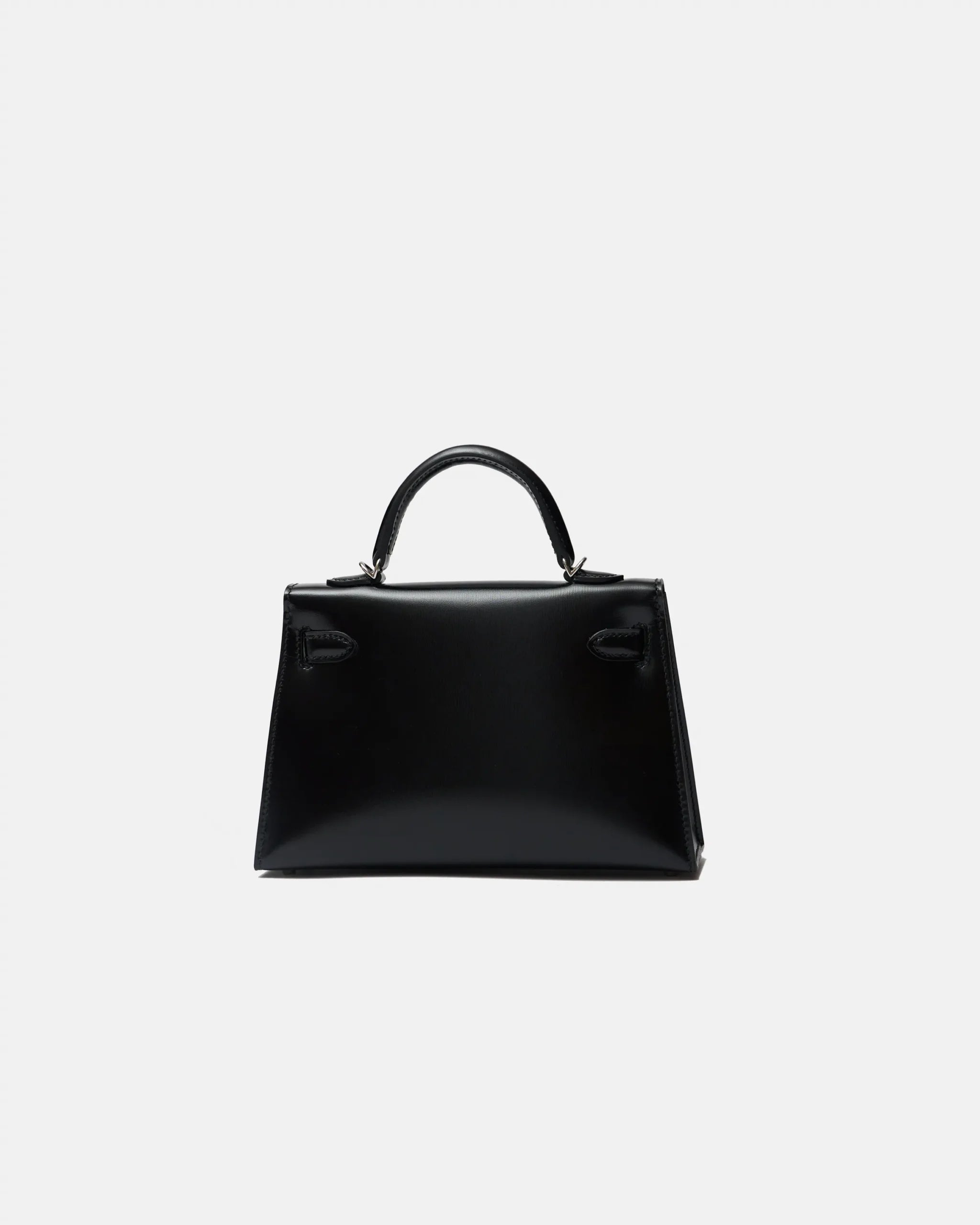 Hermès Mini Kelly 20 Black Cloute With Studs PHW