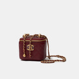 Chanel Vanity Burgundy Lambskin GHW