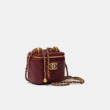 Chanel Vanity Burgundy Lambskin GHW