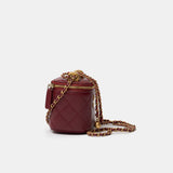 Chanel Vanity Burgundy Lambskin GHW