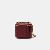 Chanel Vanity Burgundy Lambskin GHW