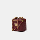 Chanel Vanity Burgundy Lambskin GHW