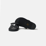 Hermes Chypre Black Calfskin Sandal