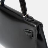 Hermès Mini Kelly 20 Black Cloute With Studs PHW