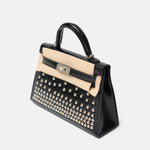 Hermès Mini Kelly 20 Black Cloute With Studs PHW