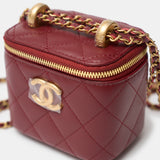 Chanel Vanity Burgundy Lambskin GHW