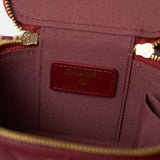 Chanel Vanity Burgundy Lambskin GHW