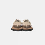 Hermès Empire Beige Mastic Beige Glaise Calfskin Sandals