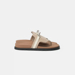Hermès Empire Beige Mastic Beige Glaise Calfskin Sandals