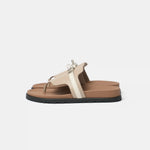 Hermès Empire Beige Mastic Beige Glaise Calfskin Sandals