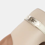 Hermès Empire Beige Mastic Beige Glaise Calfskin Sandals