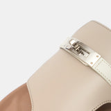 Hermès Empire Beige Mastic Beige Glaise Calfskin Sandals