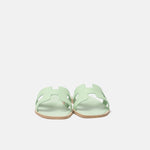 Hermès Oran Vert Jade Epsom Sandals