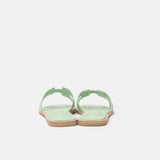 Hermès Oran Vert Jade Epsom Sandals