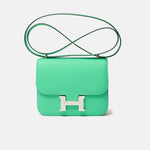 Hermès Mini Constance 18 Vert Comics Epsom PHW