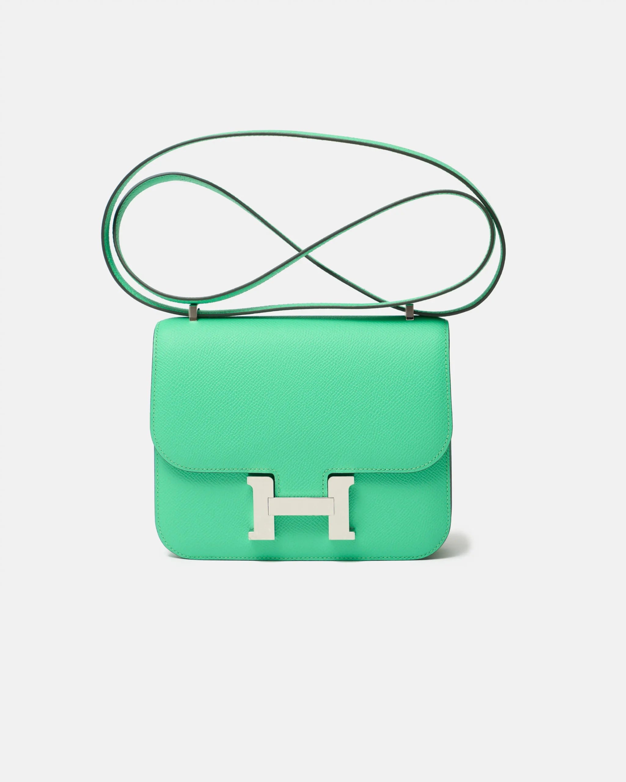 Hermès Mini Constance 18 Vert Comics Epsom PHW