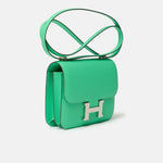 Hermès Mini Constance 18 Vert Comics Epsom PHW