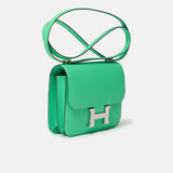 Hermès Mini Constance 18 Vert Comics Epsom PHW