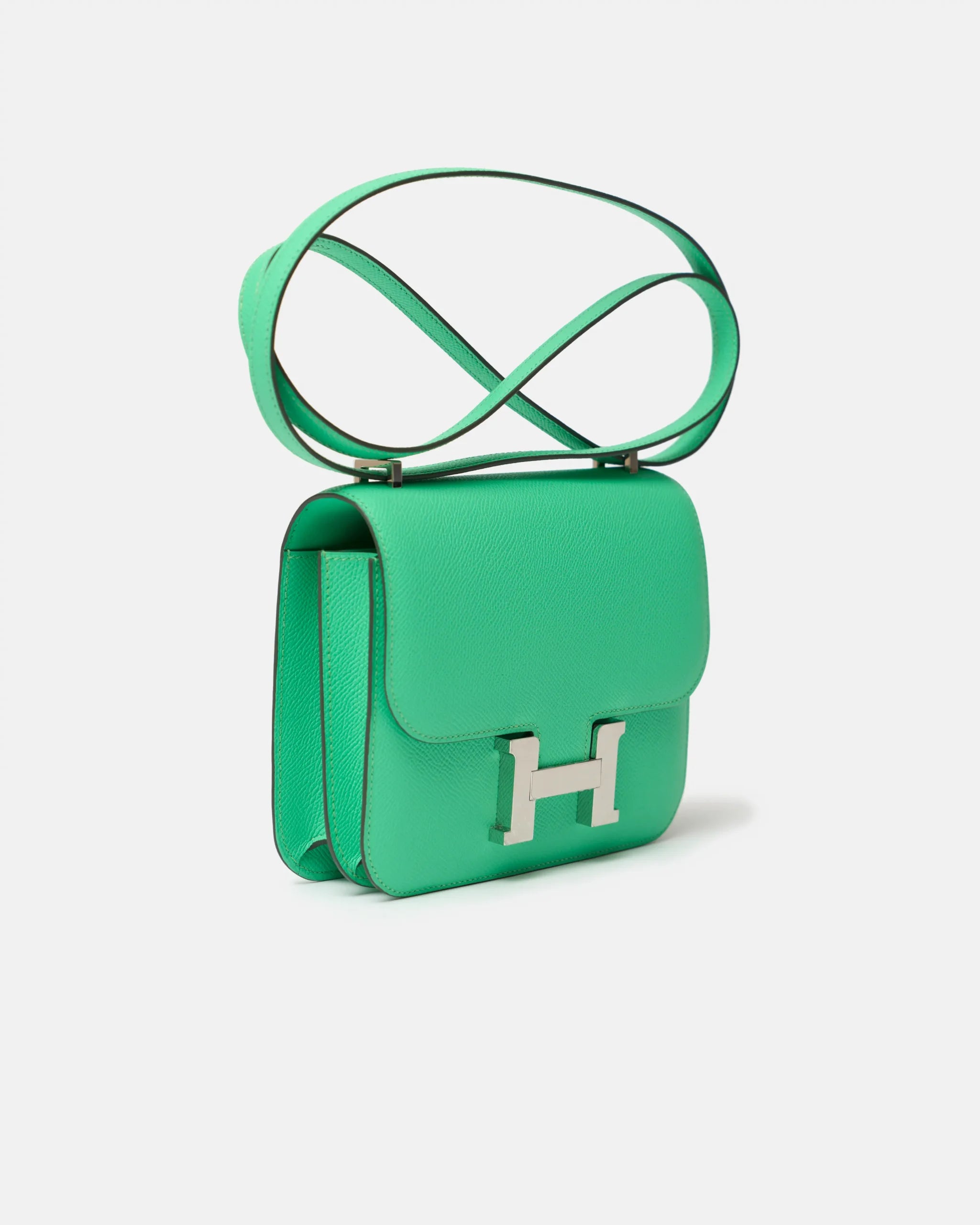 Hermès Mini Constance 18 Vert Comics Epsom PHW