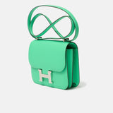 Hermès Mini Constance 18 Vert Comics Epsom PHW