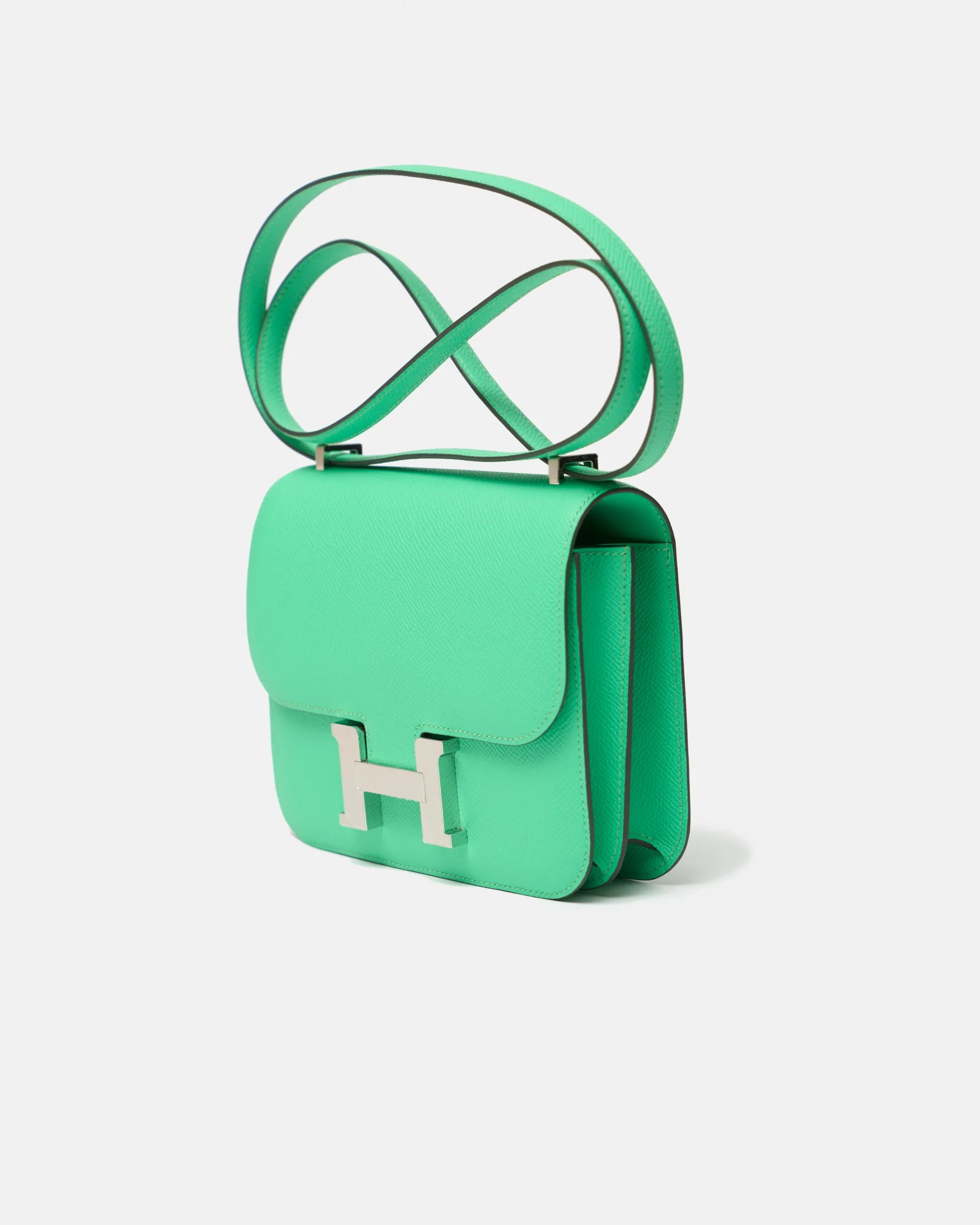 Hermès Mini Constance 18 Vert Comics Epsom PHW